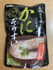 具材と旨味にこだわった蟹ぞうすい 250g