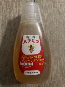 日本蜂蜜 レンゲ印 純粋ハチミツ 145g