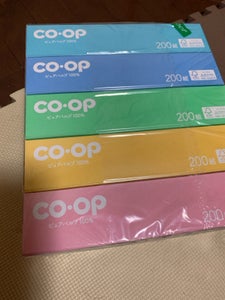 COOP ティシュ 200組X5