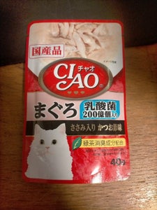 CIAO 乳酸菌入り まぐろささみかつお節 40g