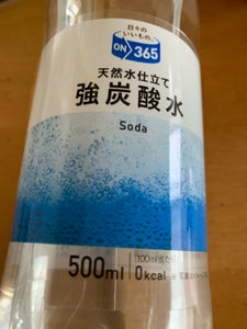 ON365 強炭酸水プレーン 500ml