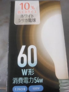 武田 ホワイトシリカ電球60W 1P