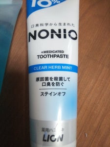 NONIOハミガキ クリアハーブミント 130g+10%増量