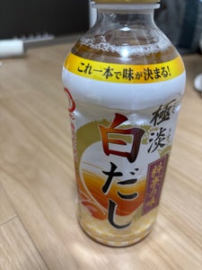 マルキン 料亭の味 極淡白だし ペット 500ml