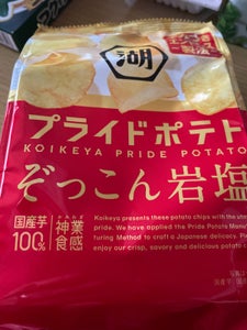 湖池屋 プライドポテトぞっこん岩塩 55g