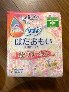 ソフィ はだおもい極うすスリム210羽つき 38枚