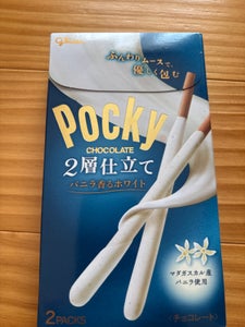 ポッキー2層仕立て<バニラ香るホワイト> 2袋