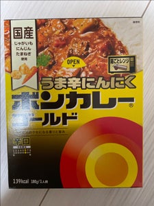 ボンカレーゴールド うま辛にんにく 辛口 180g