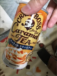 クラフトボス キャラメルクリームティー缶 185g