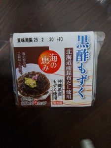 カネリョウ 黒酢もずく昆布だし 80g×4