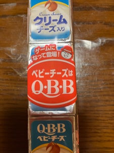 QBB クリームチーズ入りベビーチーズ4個 54g