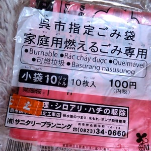 呉市 呉市可燃ごみ指定袋小袋10L 10枚