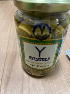 イバラ 種無 グリーンオリーブ 瓶 370g