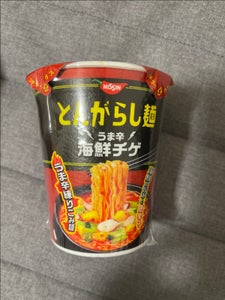 日清のとんがらし麺 うま辛海鮮チゲ 62g