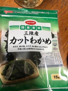 COOP 三陸産カットわかめ 15g