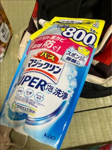 バスマジックリン泡洗浄 無残香 詰替 800ml