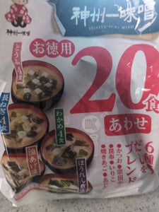 神州一 お徳用あわせみそ仕立て 20食