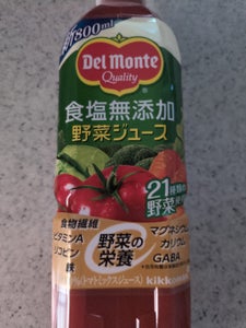 デルモンテ 食塩無添加野菜ジュース 800ml