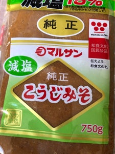 マルサンアイ 減塩純正こうじみそ 750g