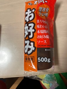 オリバー 業務用 プロ仕様 お好みソース 500g