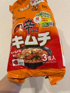 農心ジャパン 辛ラーメン キムチ 袋 120g×3