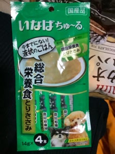 犬用ちゅ〜る 総合栄養食とりささみ 14g×4