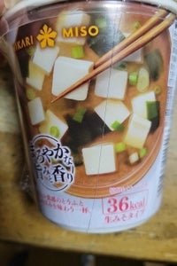 ひかり カップみそ汁まろやかな旨みと香りとうふ1食