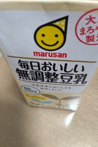 マルサンアイ 毎日おいしい無調整豆乳 1000ml