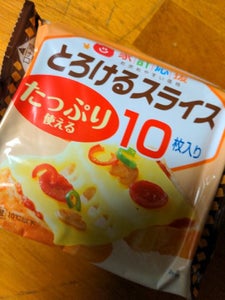 家計応援とろけるスライスチーズ10枚 150g