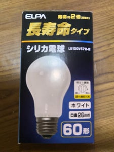 朝日 ELPA シリカ電球 60W