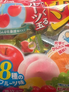 ライオン菓子 ポンとでてくるフルーツ玉 111g