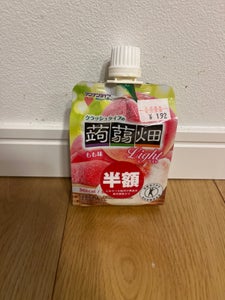 マンナン クラッシュTの蒟蒻畑ライトもも 150g