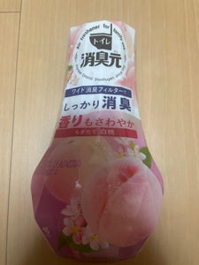 小林製薬 トイレの消臭元 もぎたて白桃 400ml