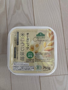 トップバリュ GEオーガニック米こうじ味噌750g