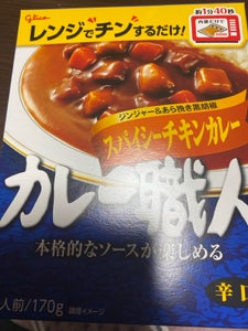 グリコカレー職人スパイシーチキンカレー辛口170g