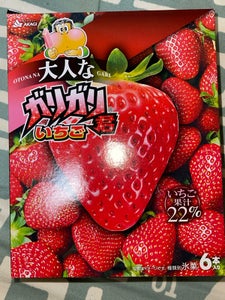 赤城乳業 大人なガリガリ君いちご 56ml×6