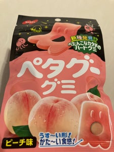 ノーベル製菓 ペタグーピーチ 50g