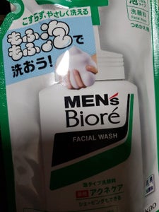 メンズビオレ 泡タイプアクネケア洗顔替 130ml