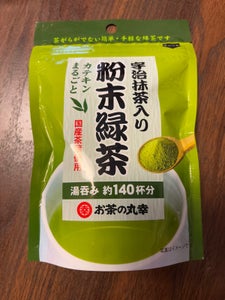 お茶の丸幸 宇治抹茶入り粉末緑茶 袋 70g