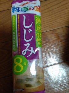 マルコメ 生みそ汁料亭の味 減塩しじみ 15g×8