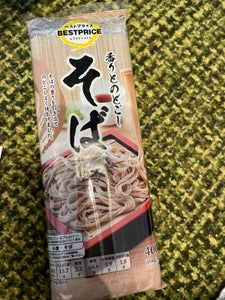 トップバリュ そば 100g×4束