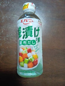 エバラ 浅漬の素 昆布だし 500ml