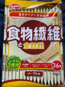 ハマダ 食物繊維と全粒粉ウエハース 36枚