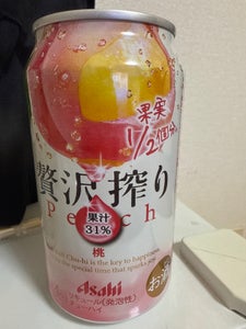 アサヒ 贅沢搾り 桃 缶 350ml