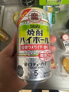 焼酎ハイボール 特製ウメサイダー割5度 350ml