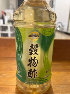 トップバリュ 穀物酢 500ml