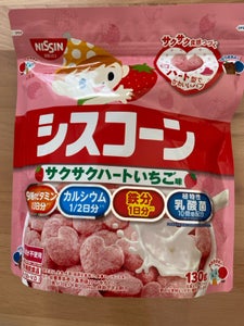 日清 シスコーンサクサクハートいちご味 130g