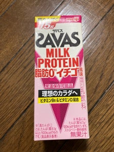 ザバスミルクプロテイン脂肪0イチゴ風味 200ml