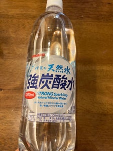 サンガリア 伊賀の天然水 強炭酸水 1L