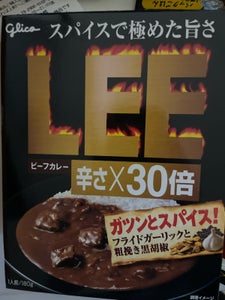 グリコ ビーフカレーLEE辛さ×30倍 180g